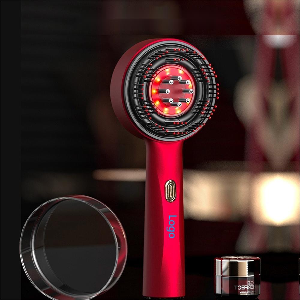 Red Light Scalp Massage Comb مشط تدليك فروة الرأس تقنية الضوء الاحمر - Image 7