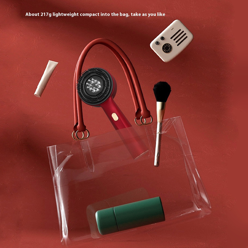 Red Light Scalp Massage Comb مشط تدليك فروة الرأس تقنية الضوء الاحمر - Image 5